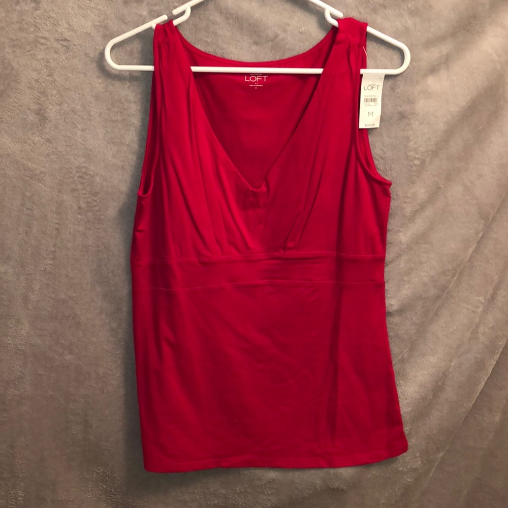 NWT Loft pink tank